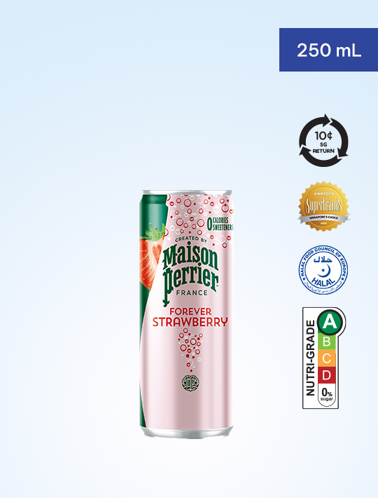 Maison Perrier Forever Sparkling Beverage Strawberry 250mL (BCRS)